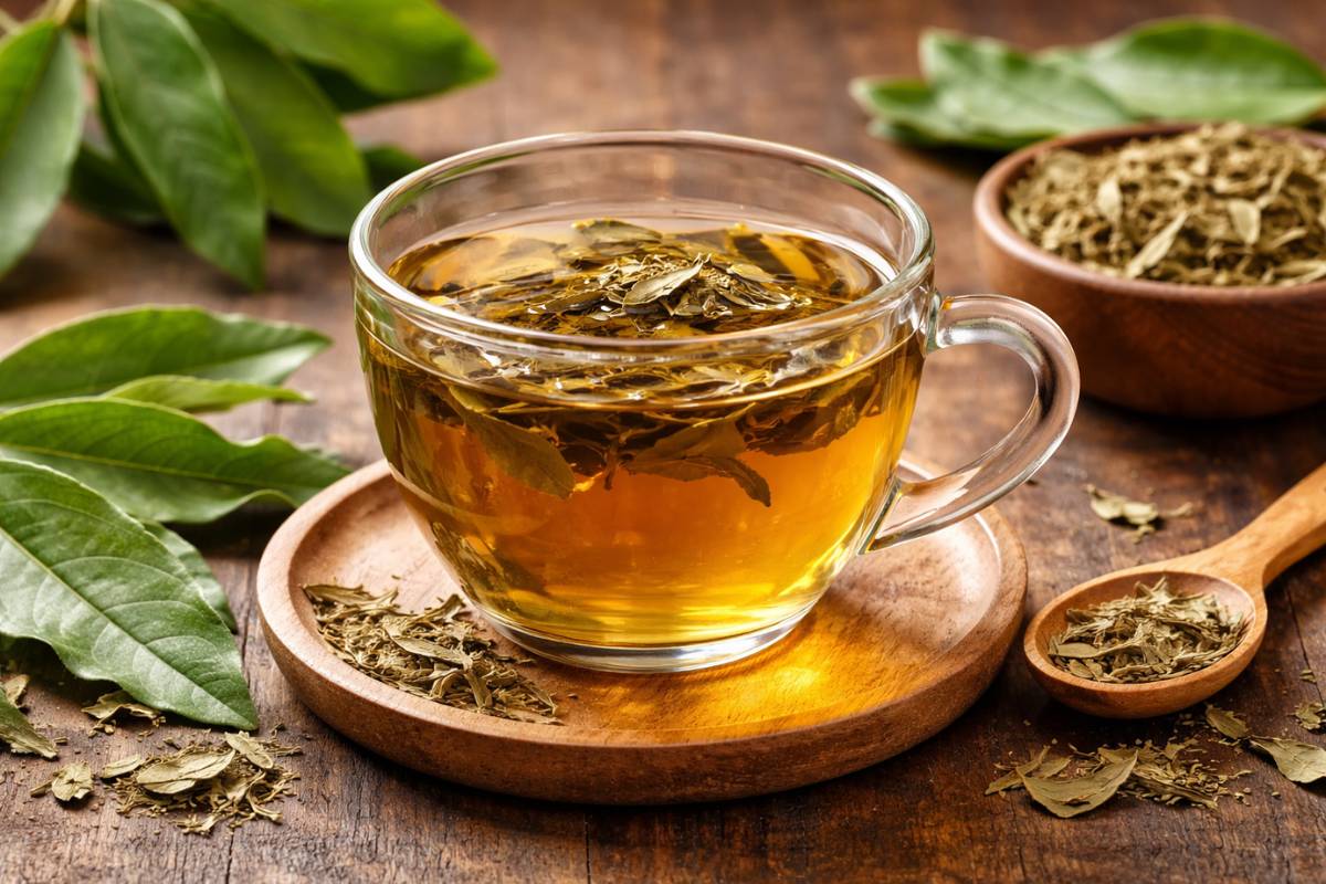 Chá de canela-de-velho